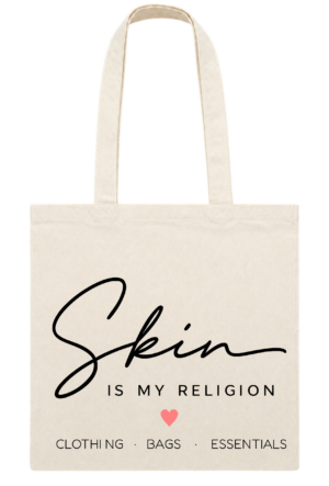 Tote bag con el diseño Consistency Is My Superpower de la colección Skin Moods.