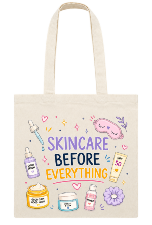 Tote bag Skincare Before Everything de Skin Statements