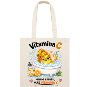 Tote bag Menos Estrés, Más Vitamina C