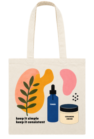 Tote bag Toner & Ceramide Cream de la colección Skin Routine