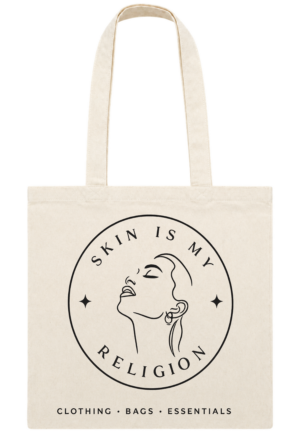 Tote bag Skin Is My Religion Portrait de la colección Skin Essentials