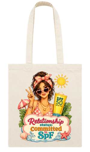 Tote Bag Committed to SPF – SKIN GIRLS