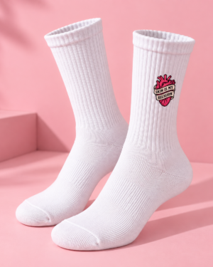 Calcetines blancos SKIN PULSE de SKIN IS MY RELIGION