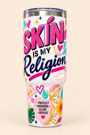 Tumbler térmico 1200 ml POP SKIN SKIN IS MY RELIGION