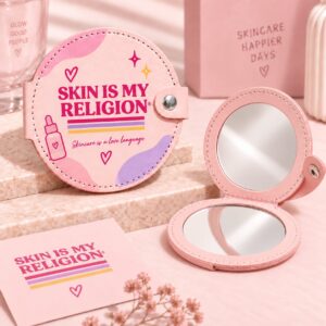 Espejo compacto doble SKIN IS MY RELIGION con aumento x3